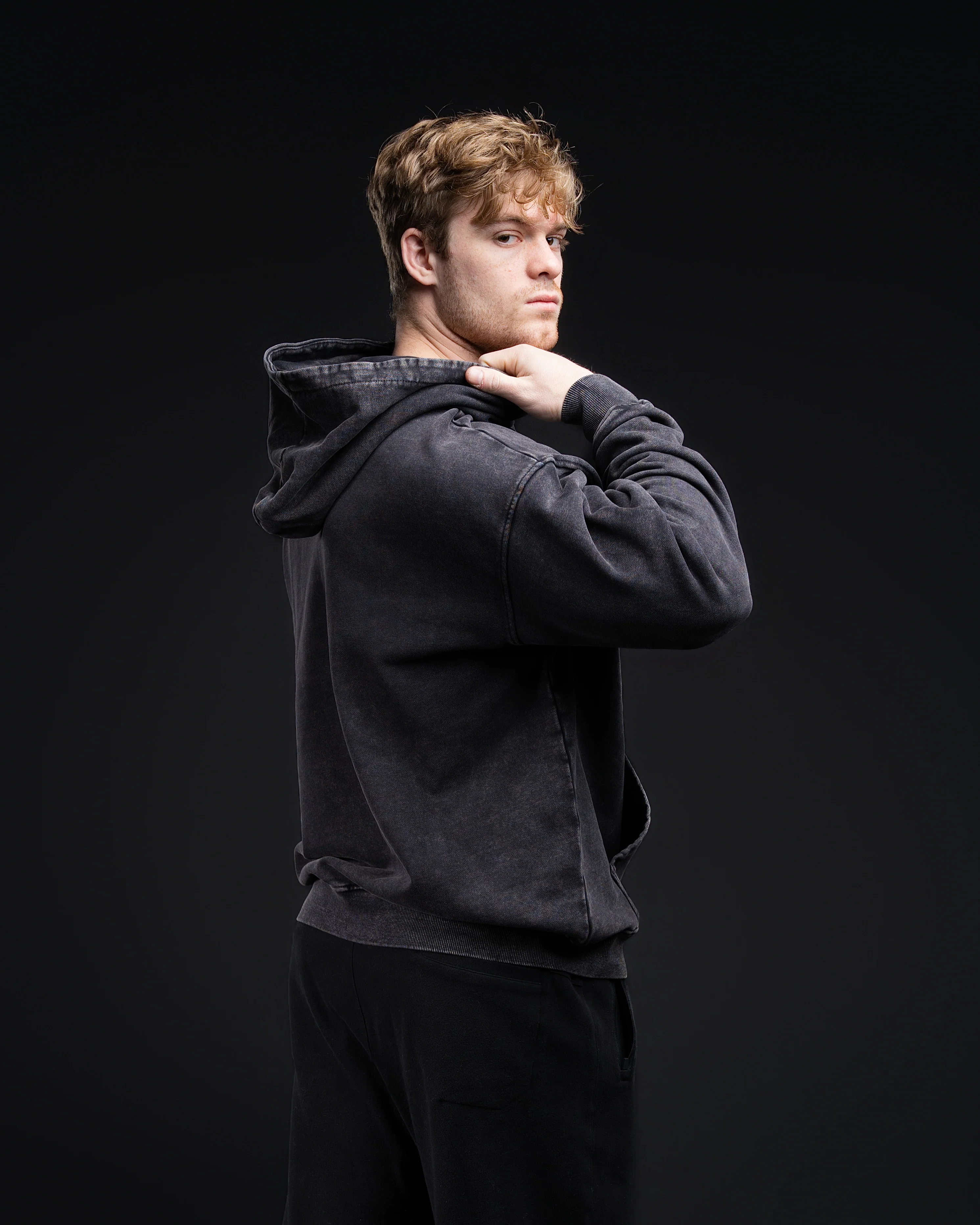 Blank Acid Wash Hoodie - 420 GSM 100% Cotton - Image 10