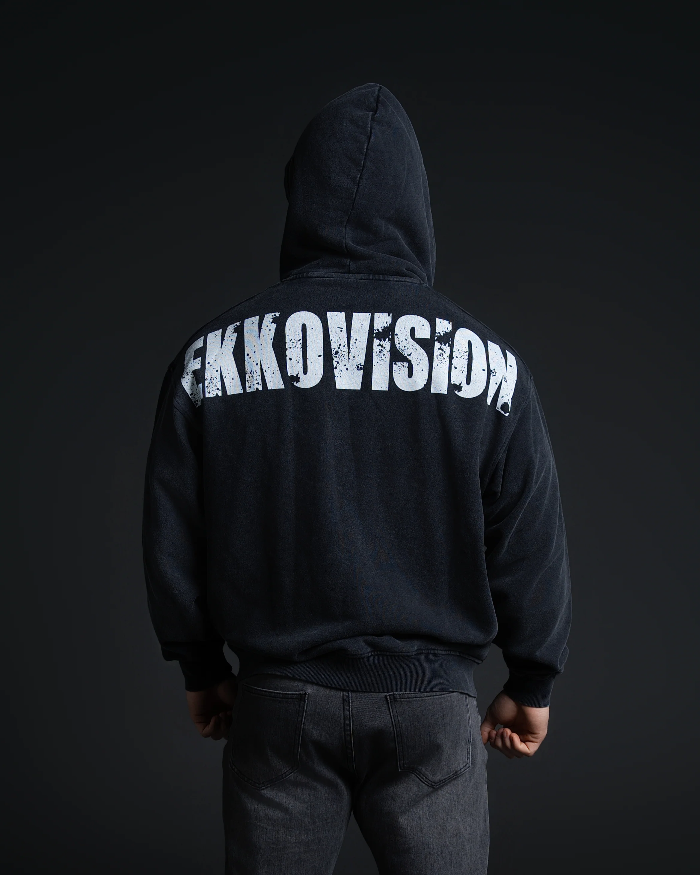 Blank Acid Wash Hoodie - 420 GSM 100% Cotton - Image 11