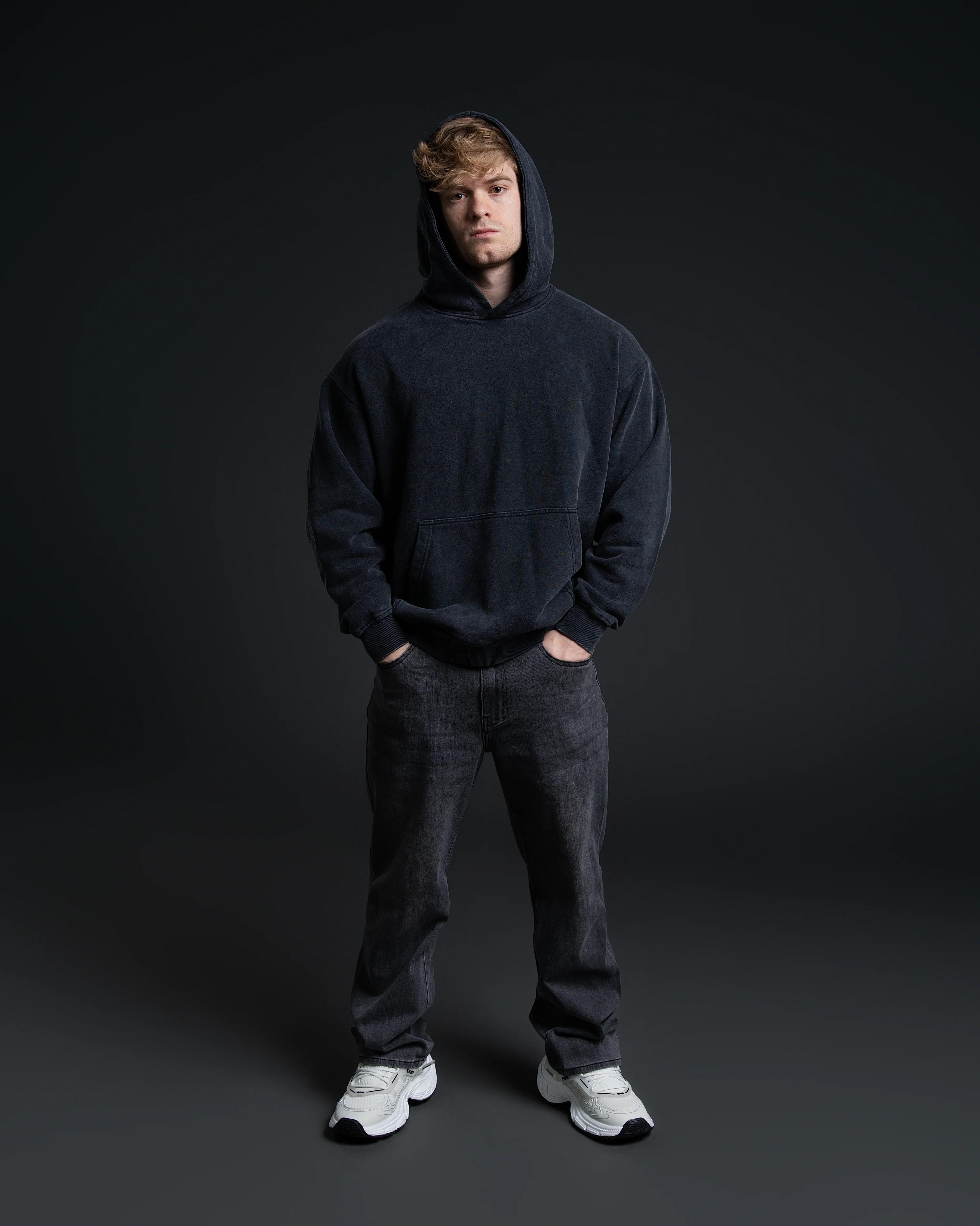 Blank Acid Wash Hoodie - 420 GSM 100% Cotton - Image 12
