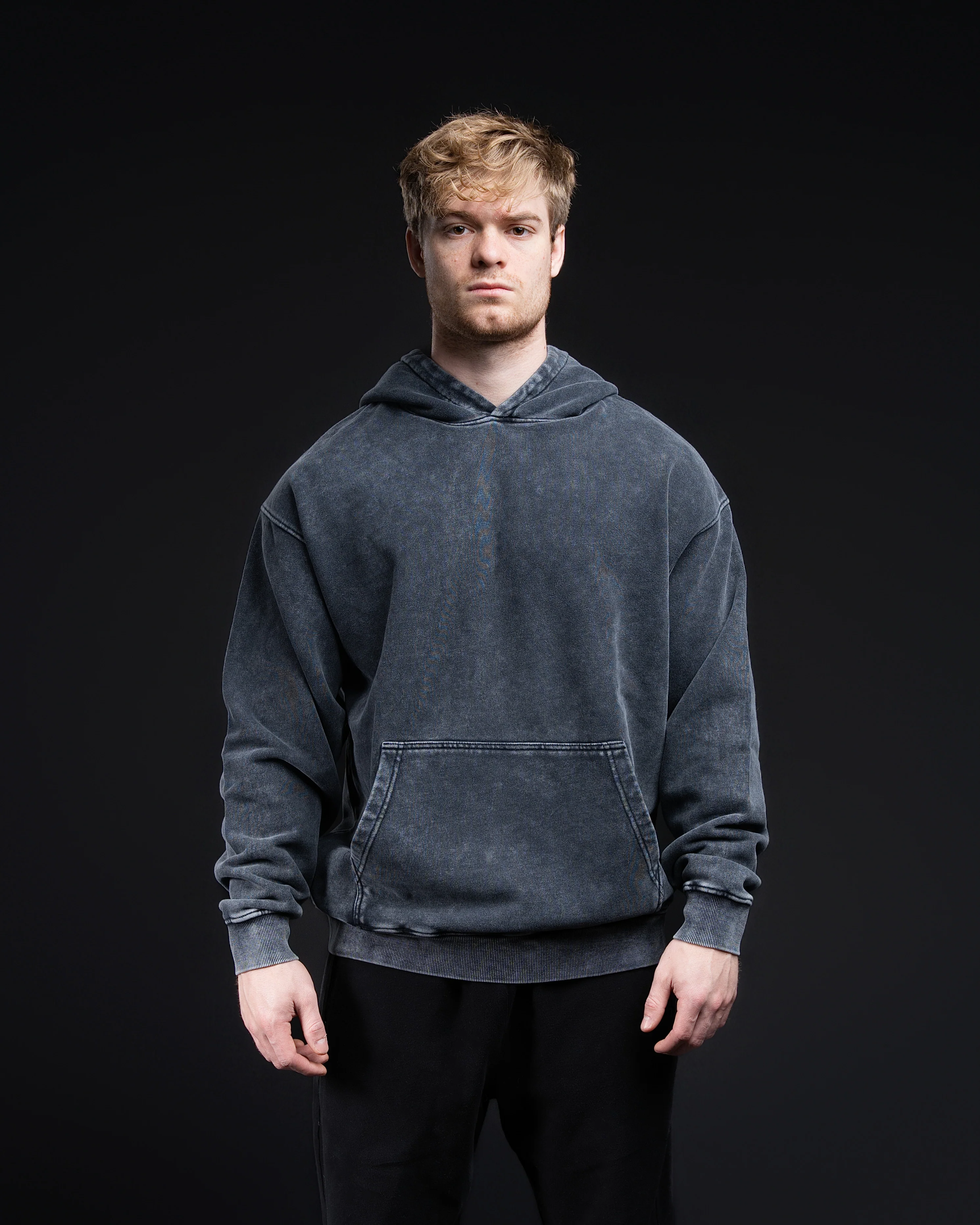 Blank Acid Wash Hoodie - 420 GSM 100% Cotton - Image 7