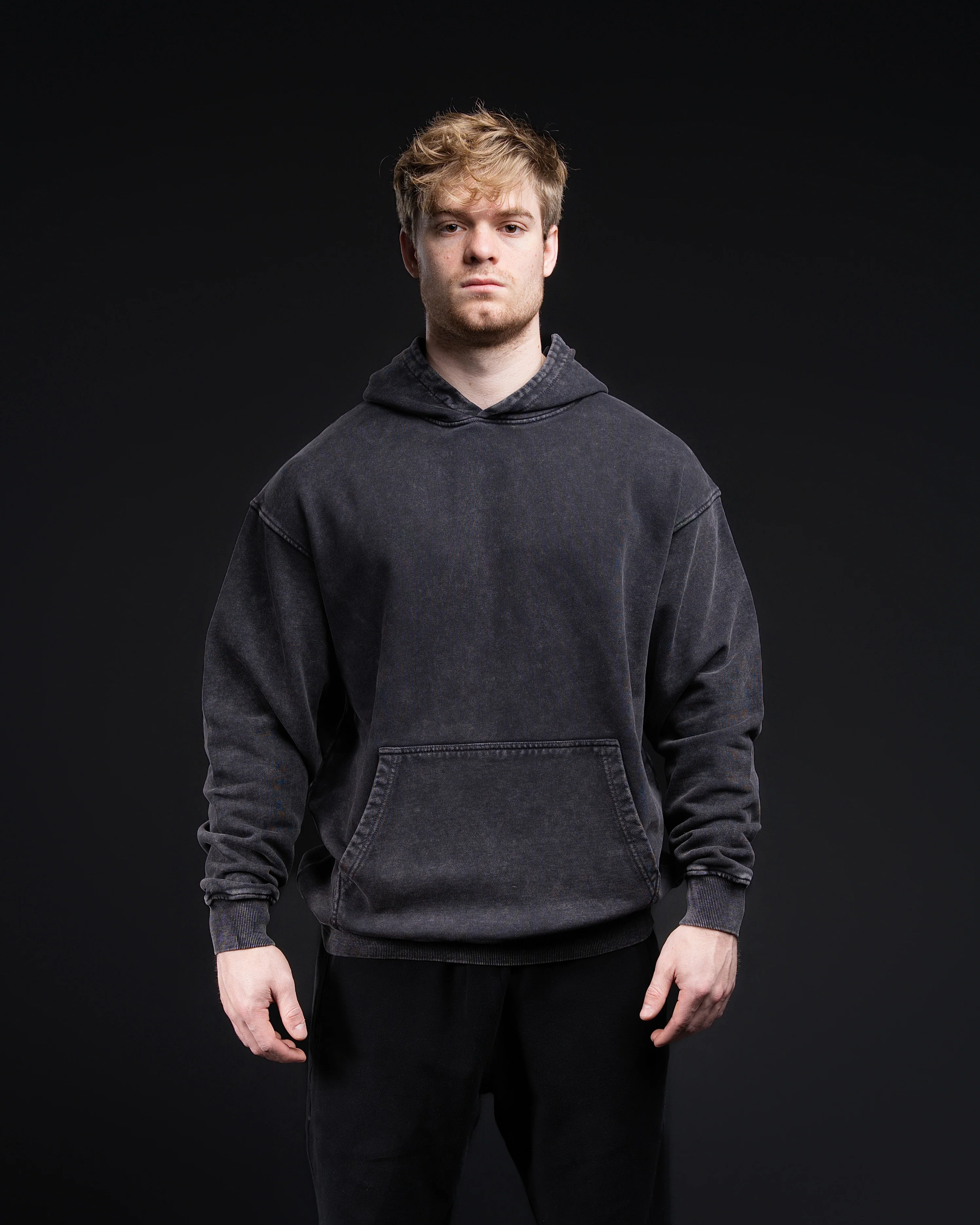 Blank Acid Wash Hoodie - 420 GSM 100% Cotton - Image 8