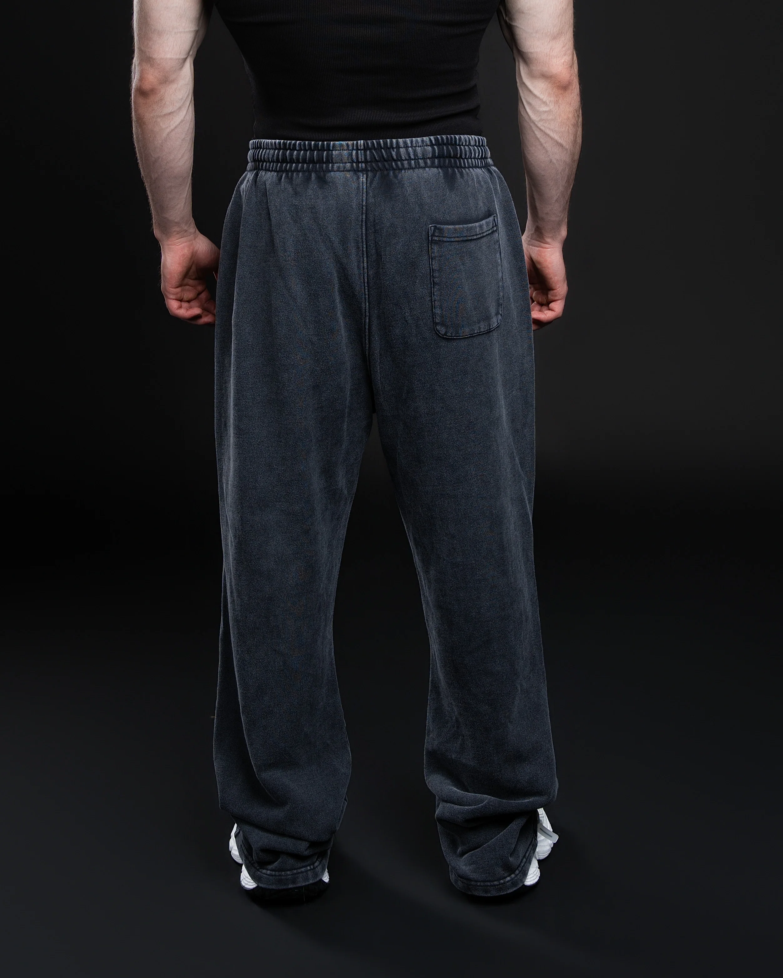 Oversized Acid Wash Fleece Sweatpants - Image 10