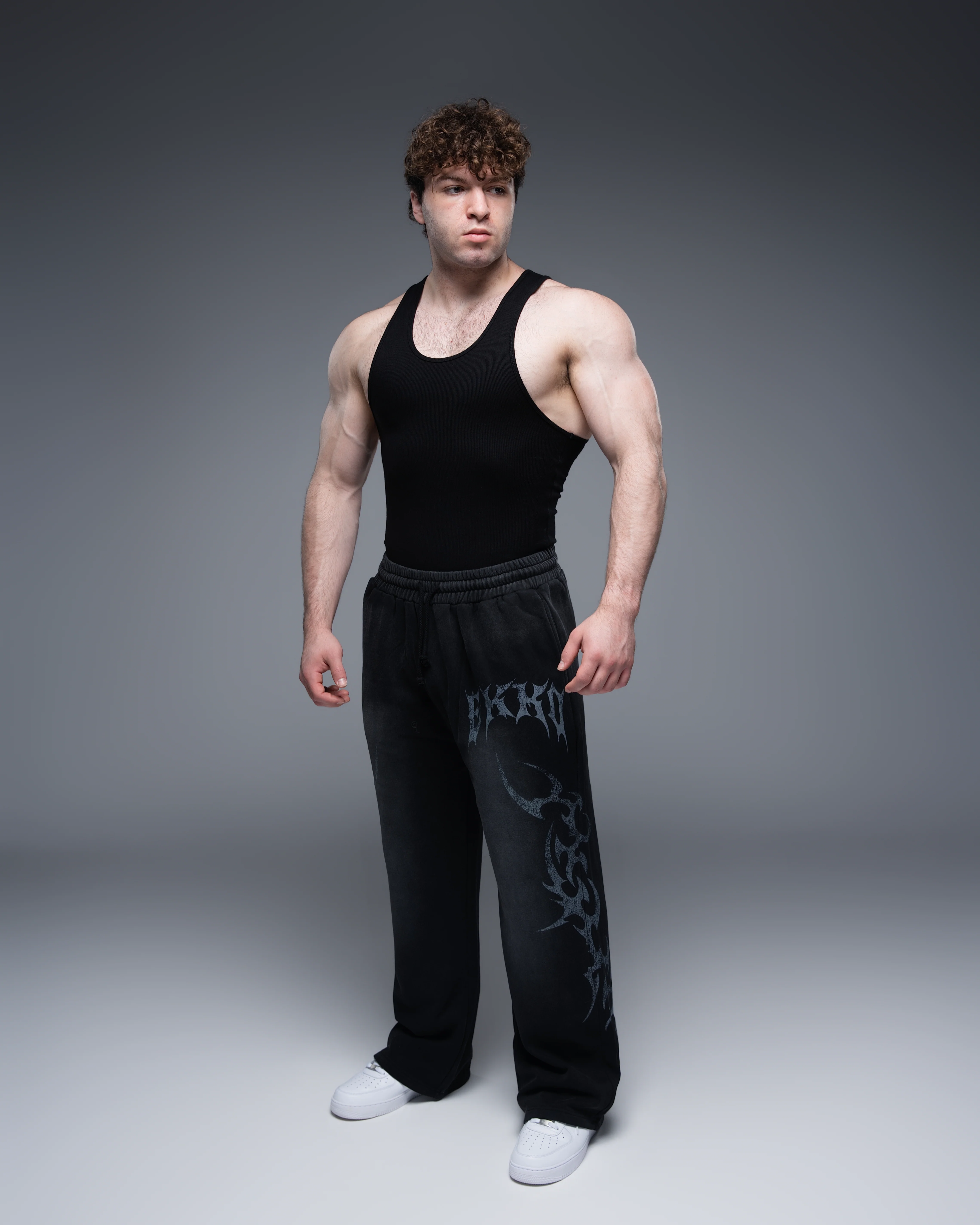 Oversized Acid Wash Fleece Sweatpants - Image 16