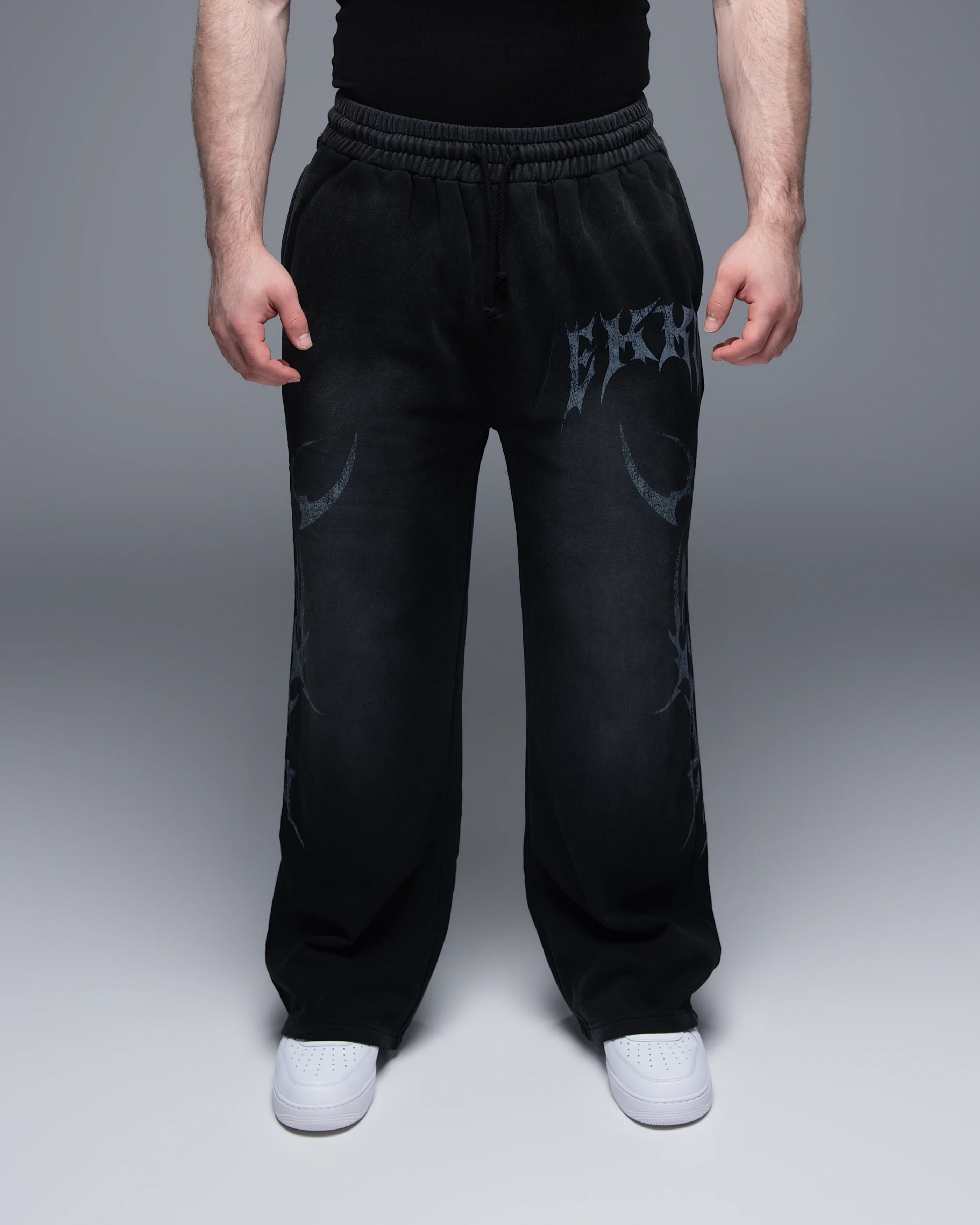 Oversized Acid Wash Fleece Sweatpants - Image 18