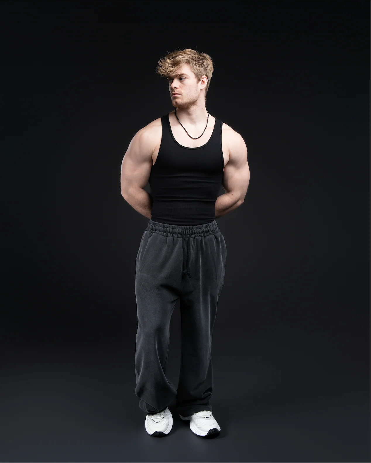 Oversized Acid Wash Fleece Sweatpants - Image 9