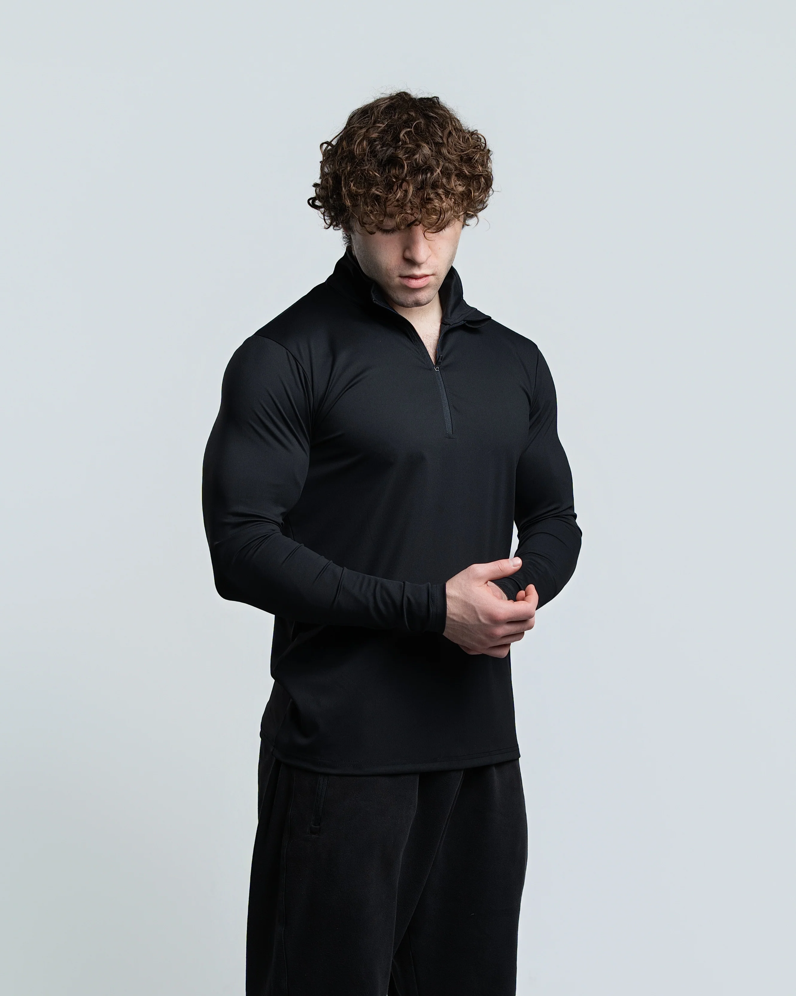 Brushed Nylon Quarter Zip - Image 2
