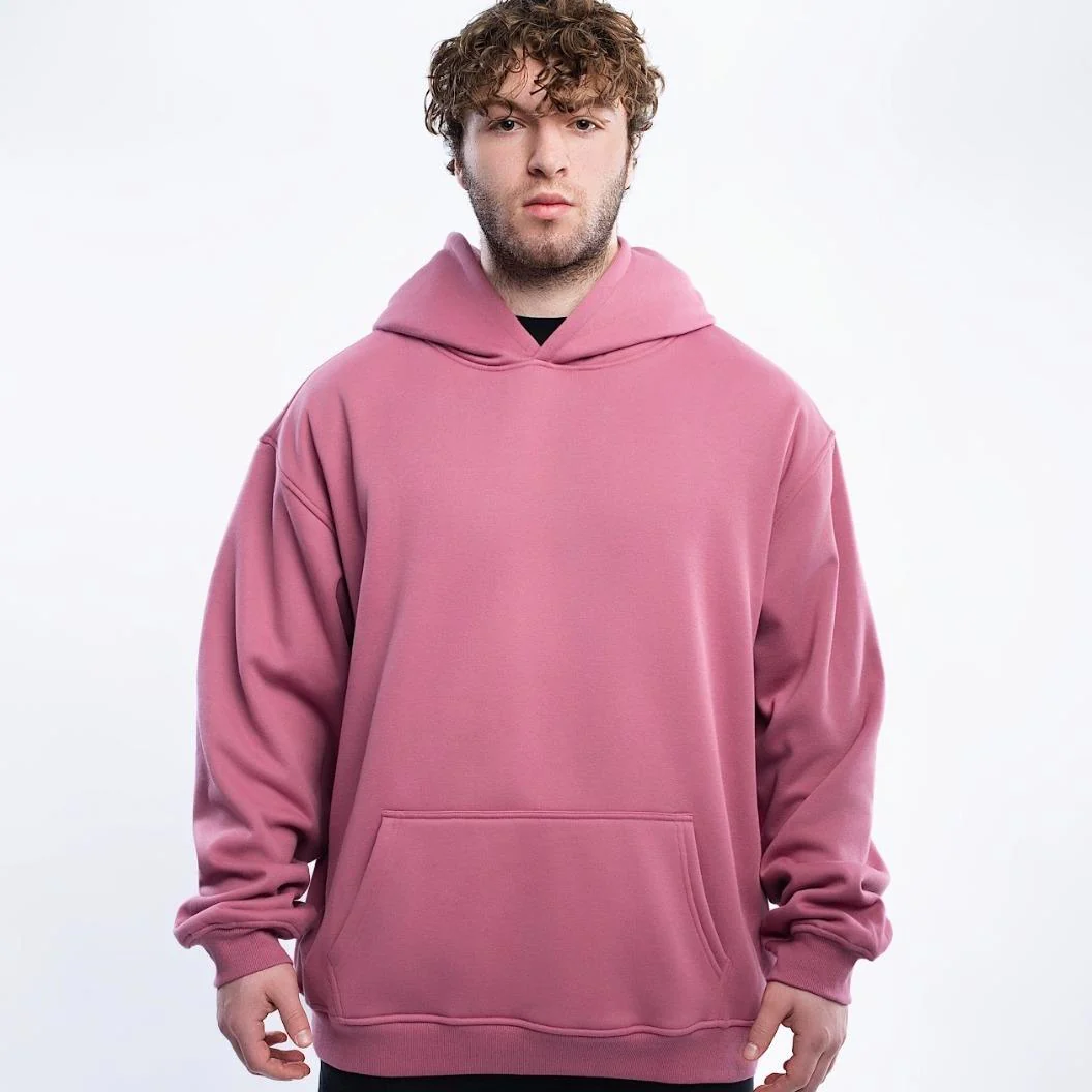 CLEARANCE Blank Polar Fleece Hoodie 380 GSM - Image 13
