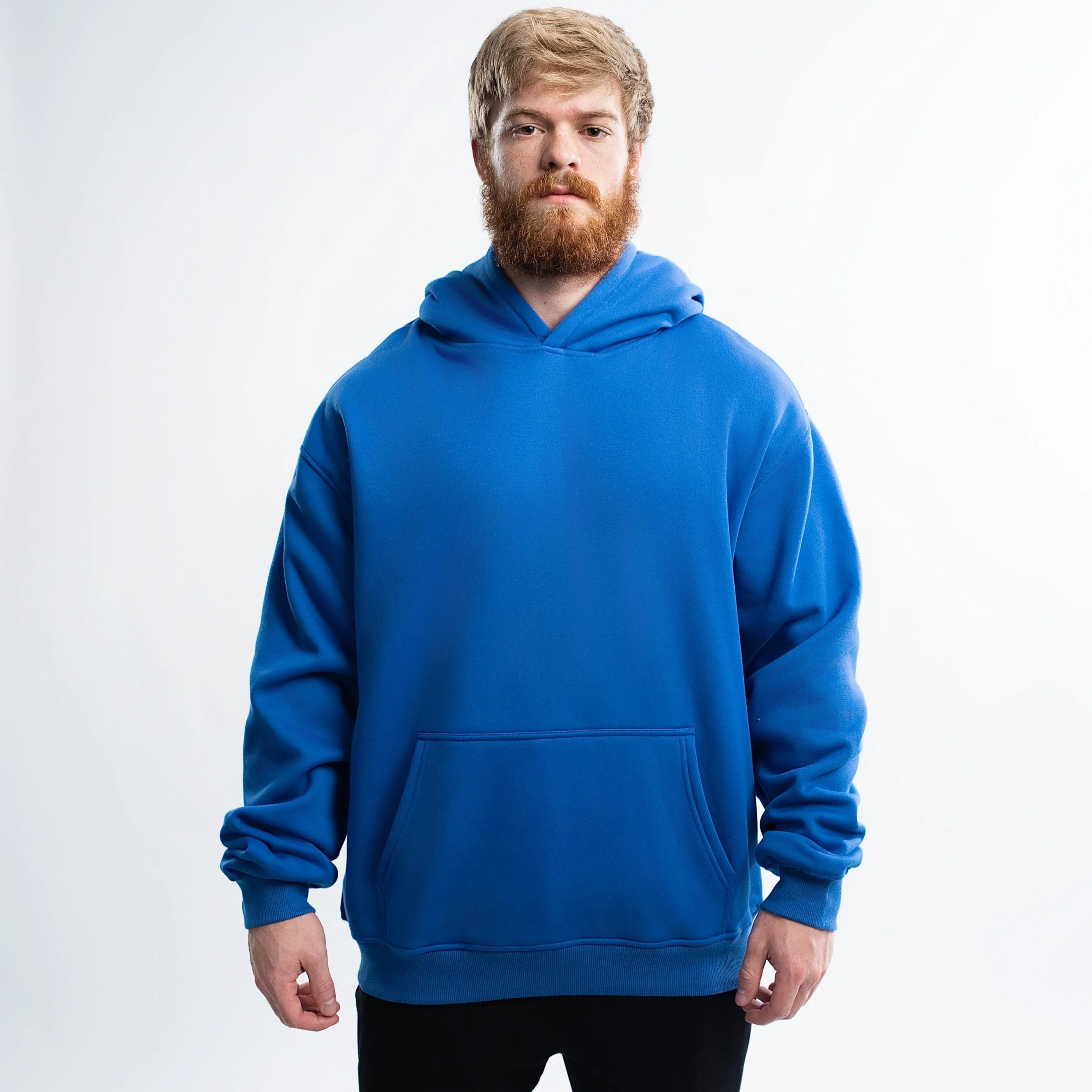 CLEARANCE Blank Polar Fleece Hoodie 380 GSM - Image 16