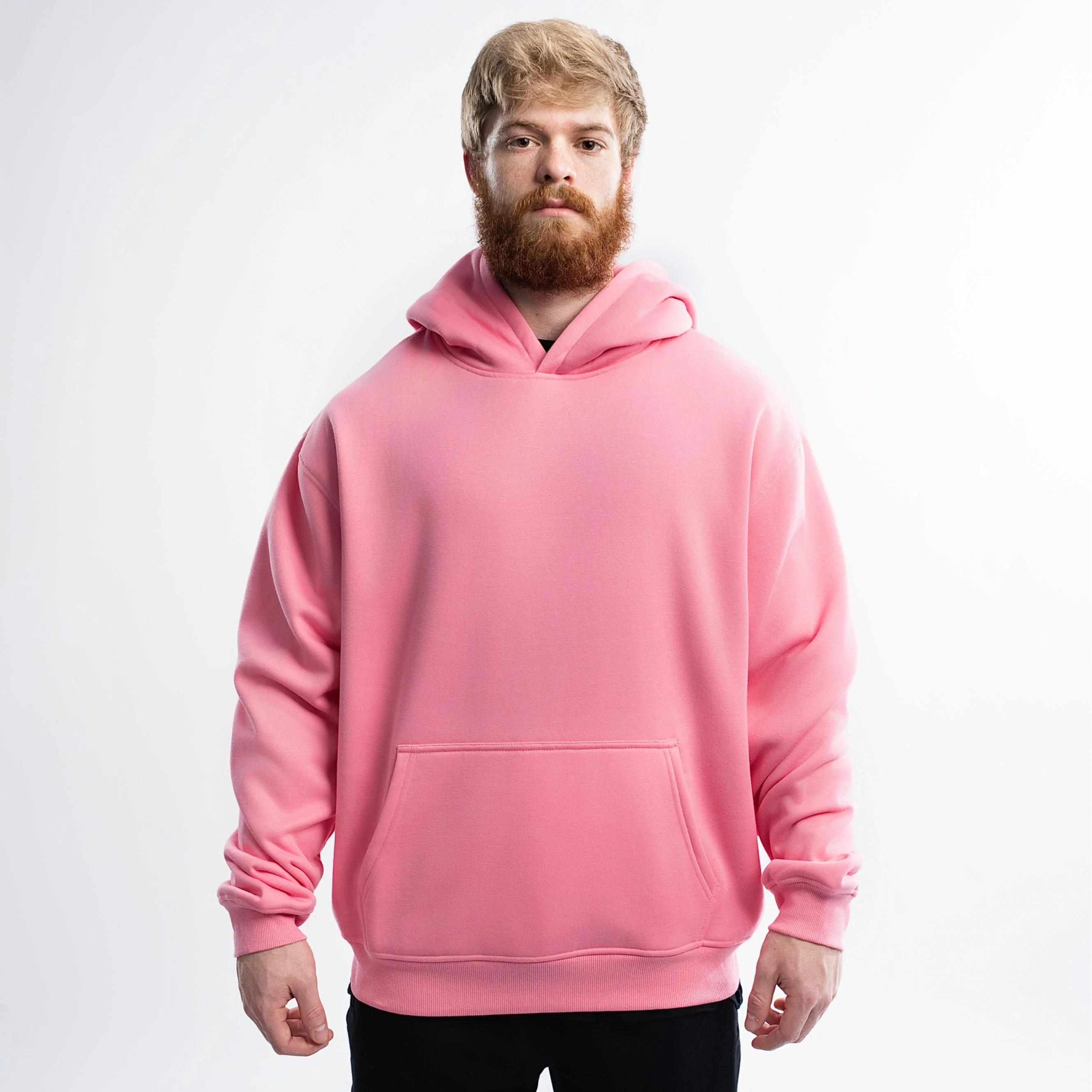 CLEARANCE Blank Polar Fleece Hoodie 380 GSM - Image 17