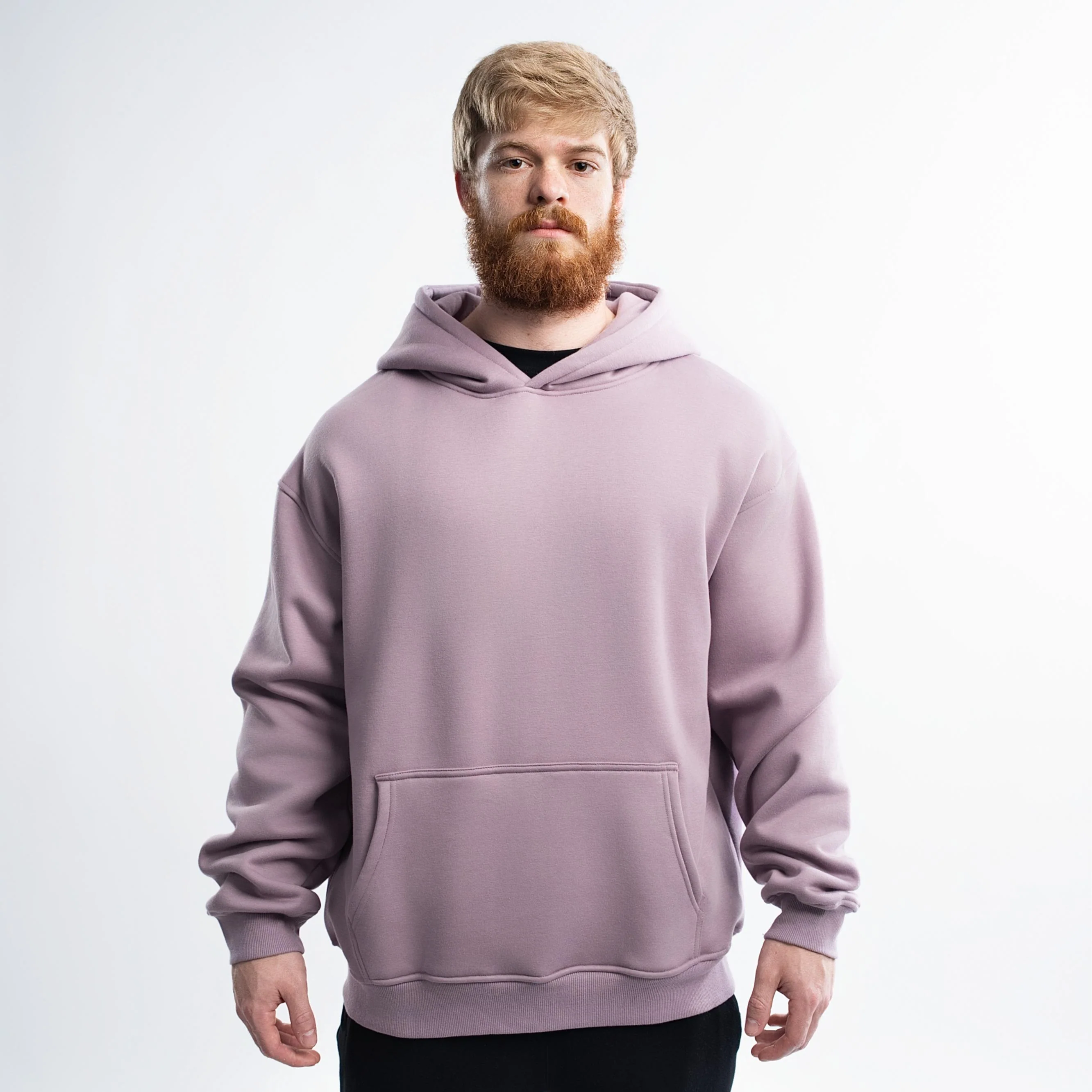 CLEARANCE Blank Polar Fleece Hoodie 380 GSM - Image 18