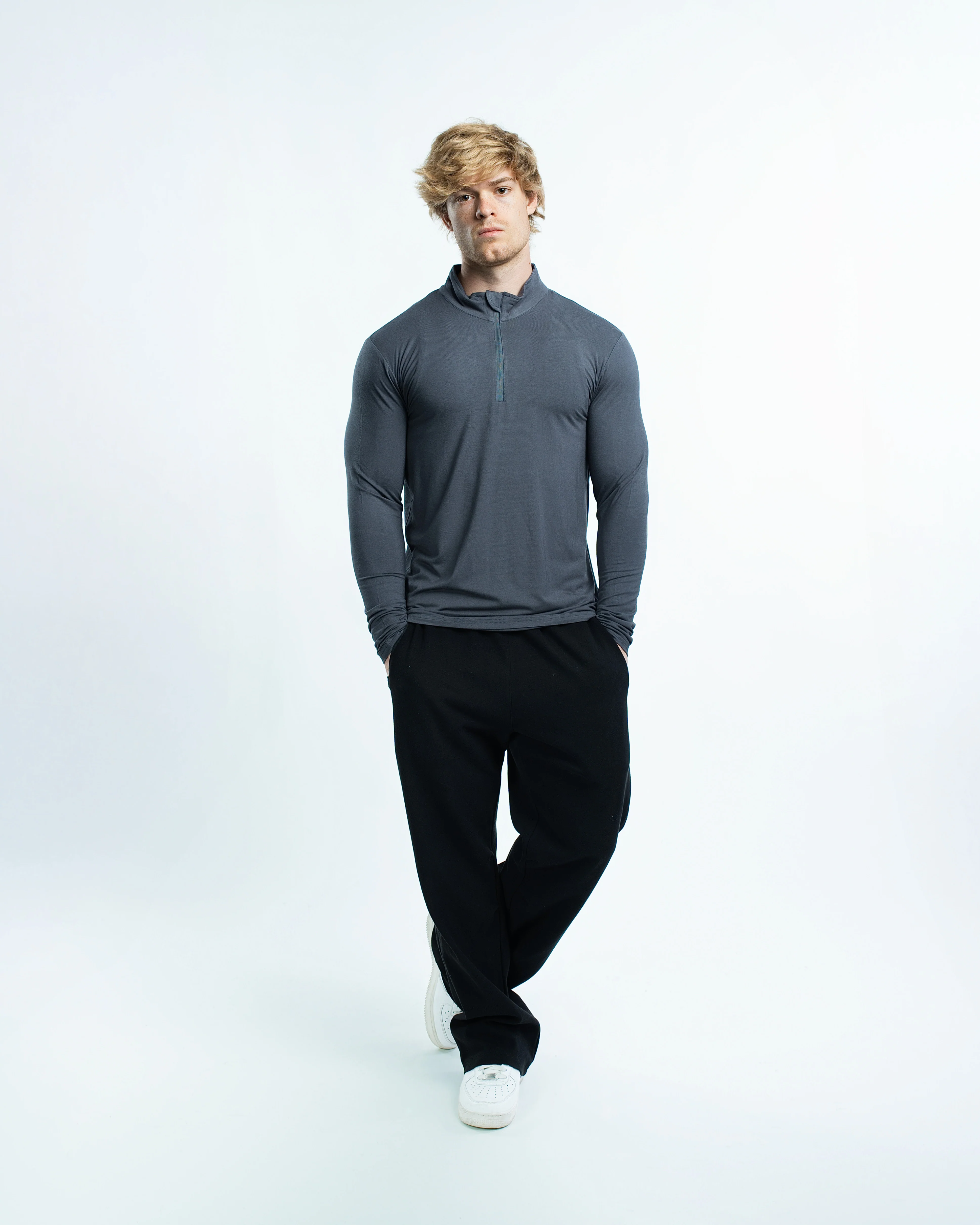 CLEARANCE  Blank RAYON Quarter Zip 280GSM - Image 11