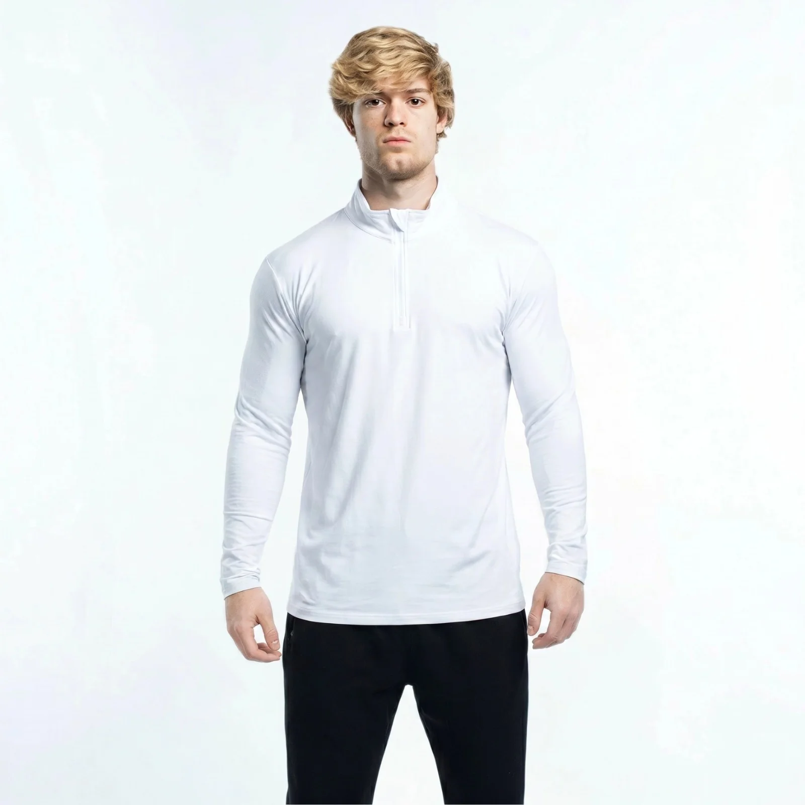 CLEARANCE  Blank RAYON Quarter Zip 280GSM - Image 13