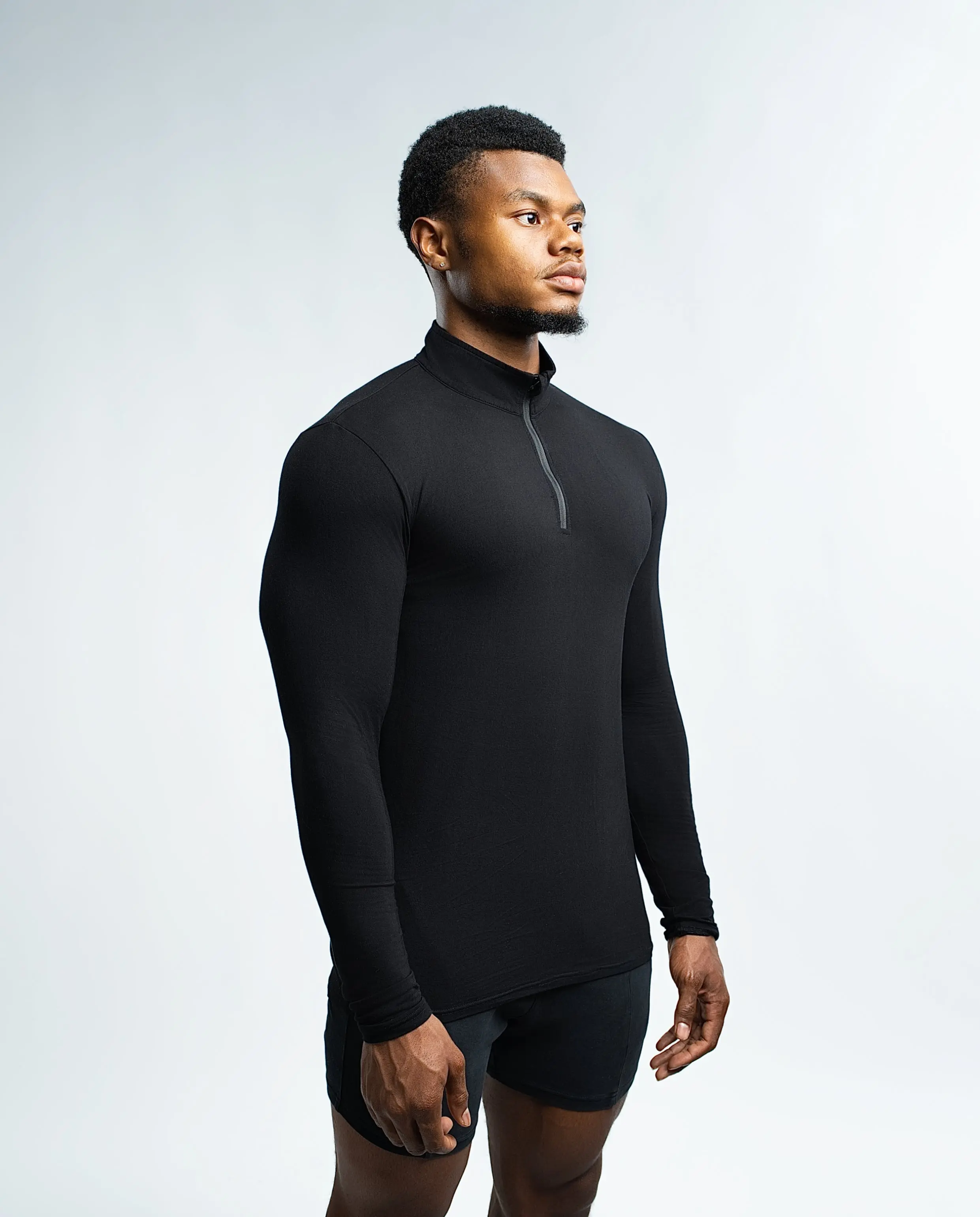 CLEARANCE  Blank RAYON Quarter Zip 280GSM - Image 7