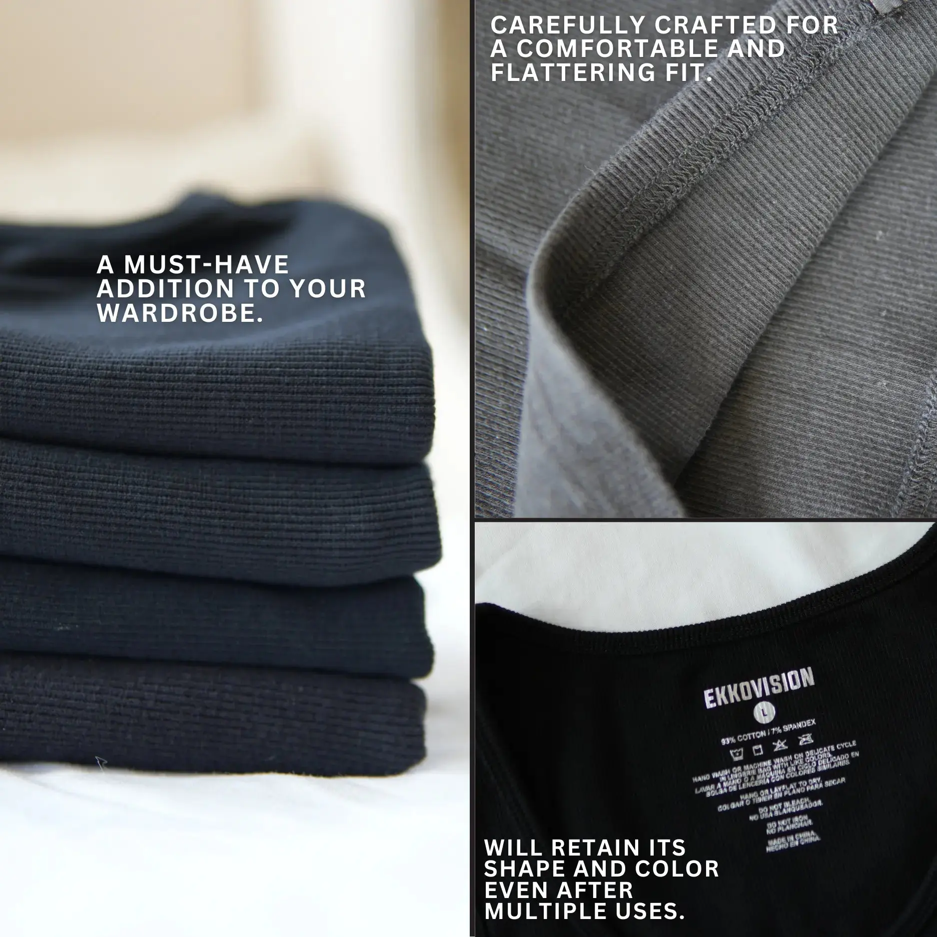 EKKO TALL BEATERS (Please Size up) Cotton Spandex 340gsm - Image 3