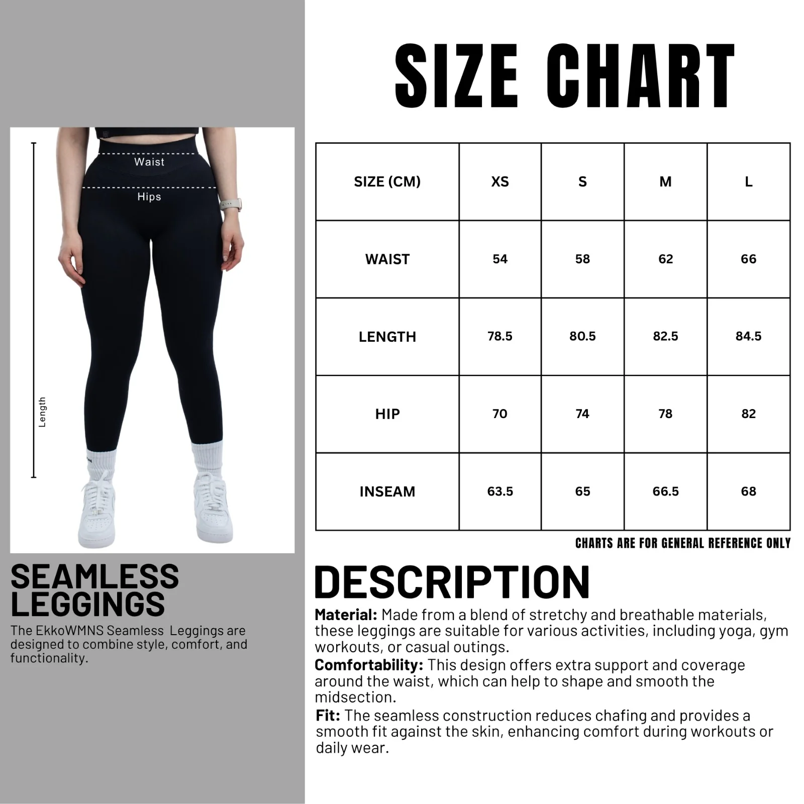 Ekko Women’s Seamless Leggings - Image 9