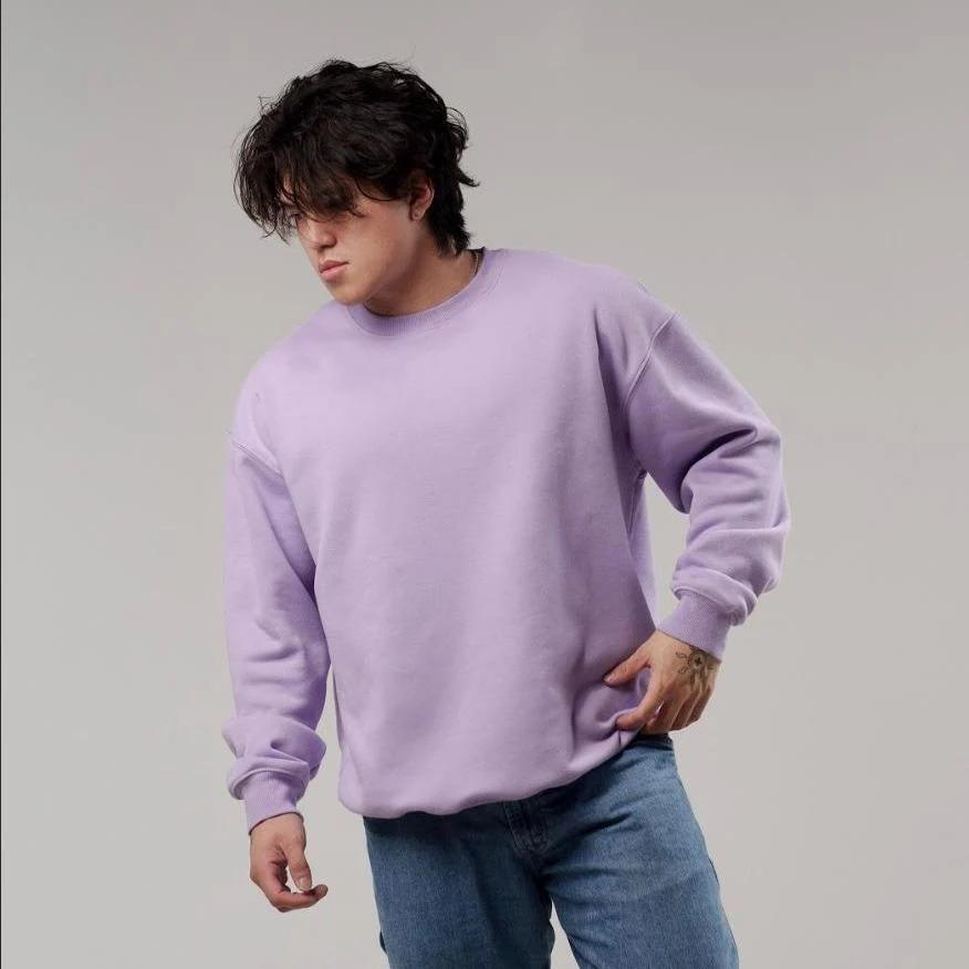 CLEARANCE Polar Fleece Blank Crew Neck 380 GSM - Image 8