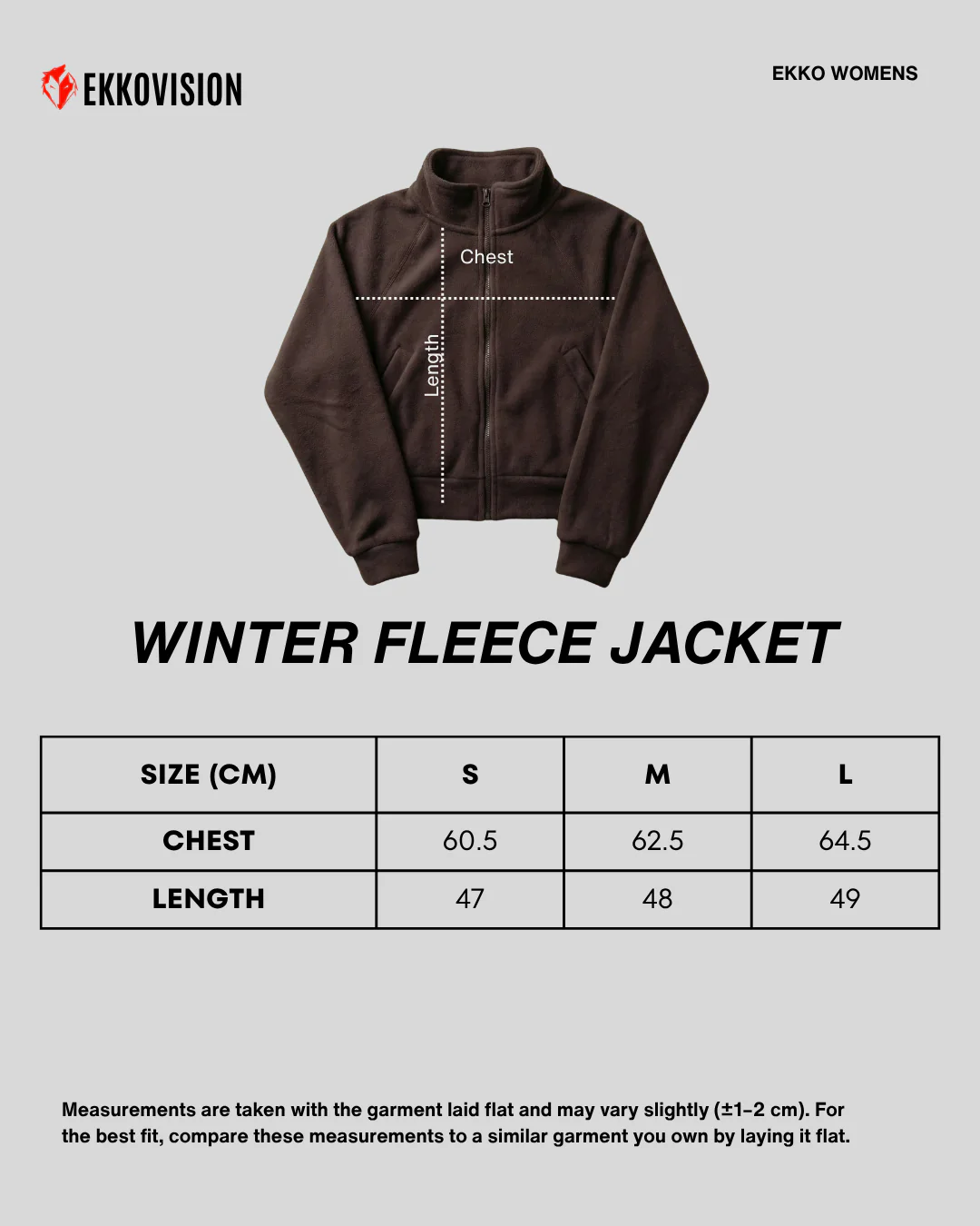 Ekko Womens Winter Fleece Jacket - Image 8